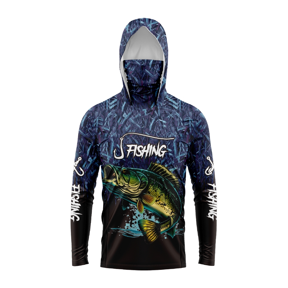 Fishing Hoodie - Camiseta de Pesca Masculina com Estampa