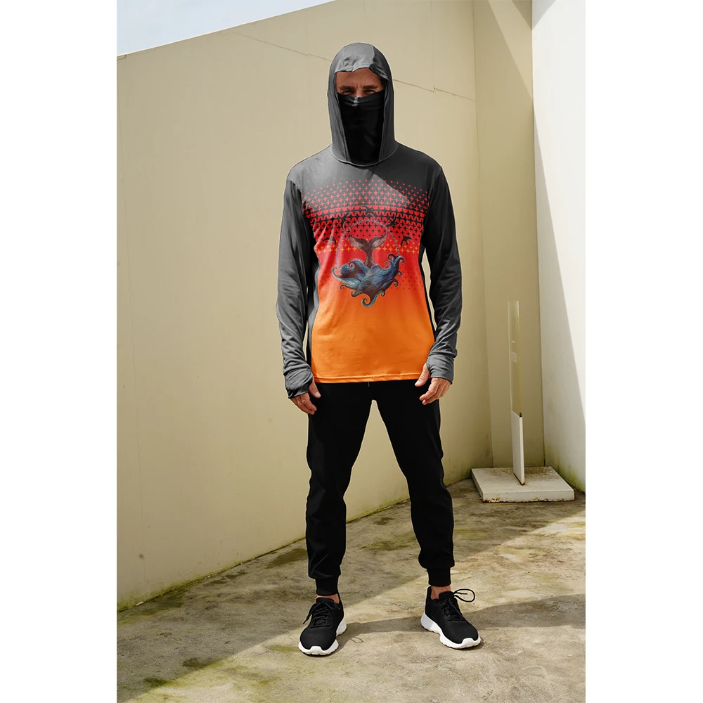 Fishing Hoodie - Camisas de Pesca Masculinas com Proteção