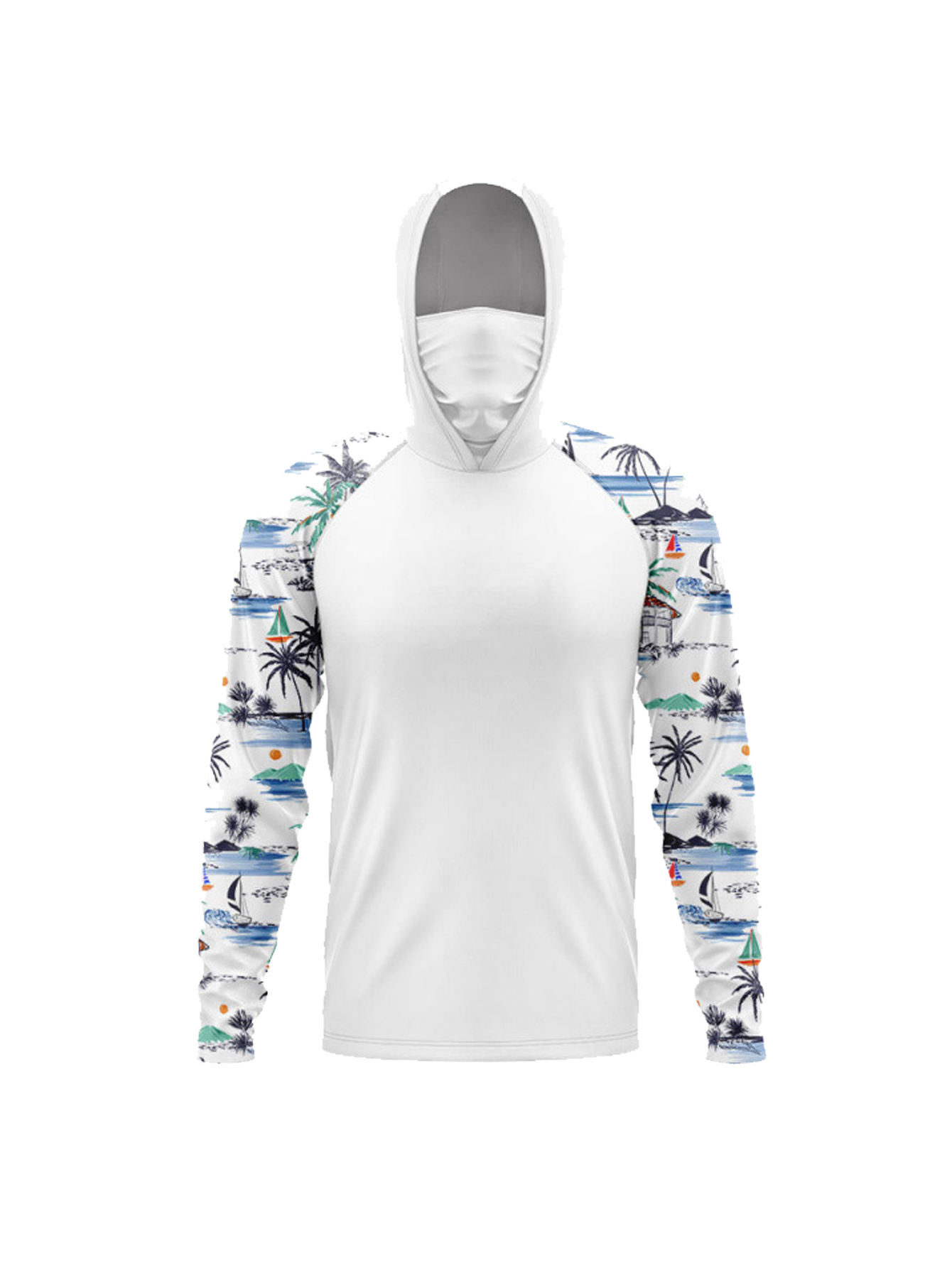 Camisetas de Pesca com Capuz e - Fishing Shirt Uv Protection avaliação e preço