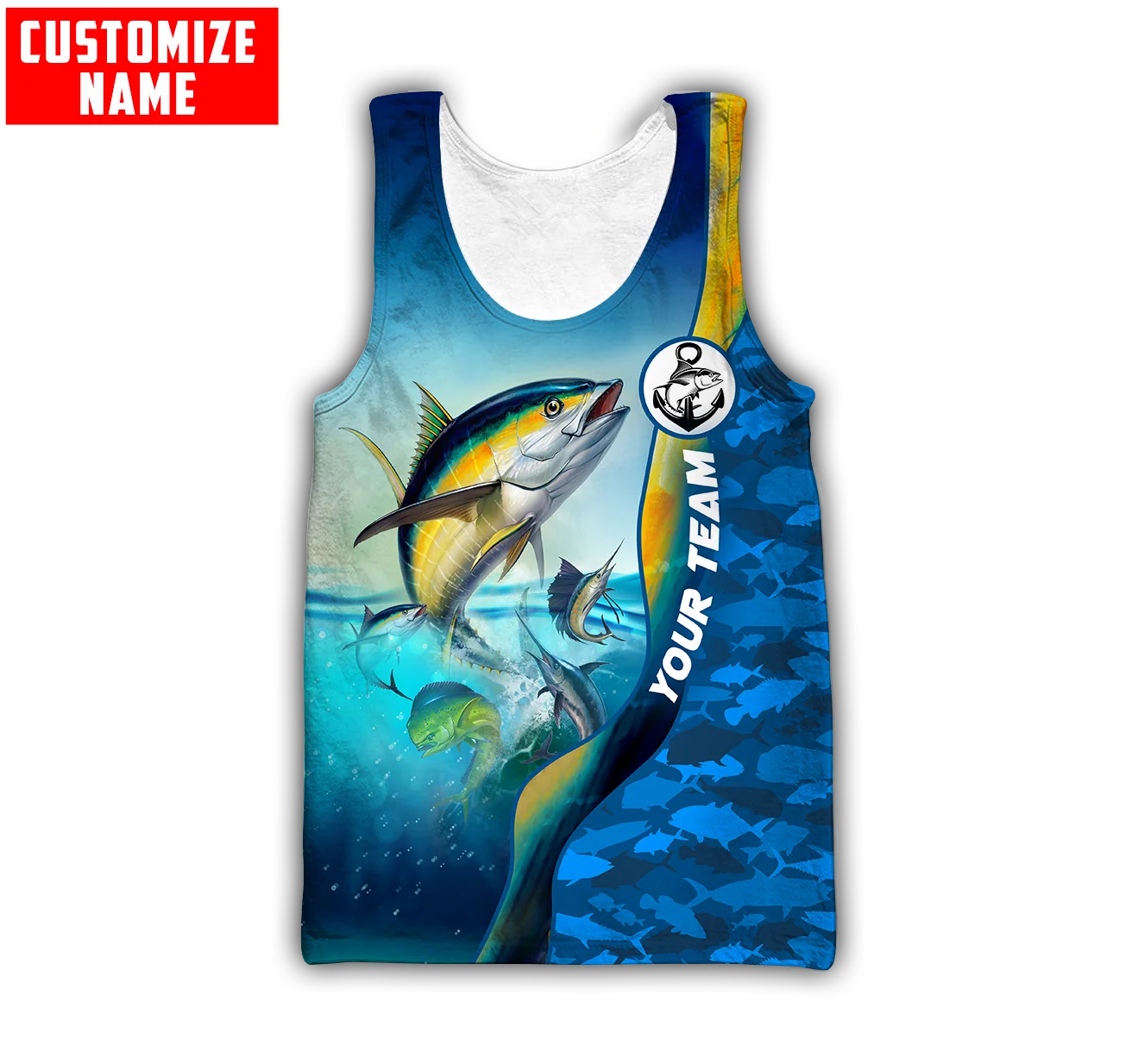 Nome personalizado mahi mahi p - Fishing Vest avaliação e preço