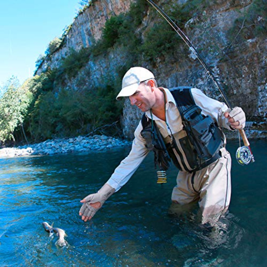 Luvas de Pesca Sem Dedos com P - Fishing Gloves avaliação e preço